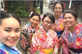 Wearing Kimono in Nara